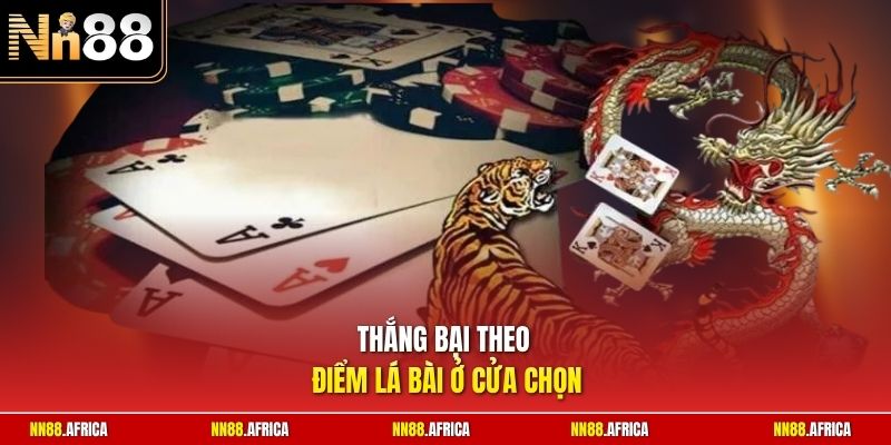 Luật Chơi Rồng Hổ NN88 - Quy Tắc Cược Rõ Ràng, Dễ Nhớ Nhất 2 Thắng bại theo điểm lá bài ở cửa chọn